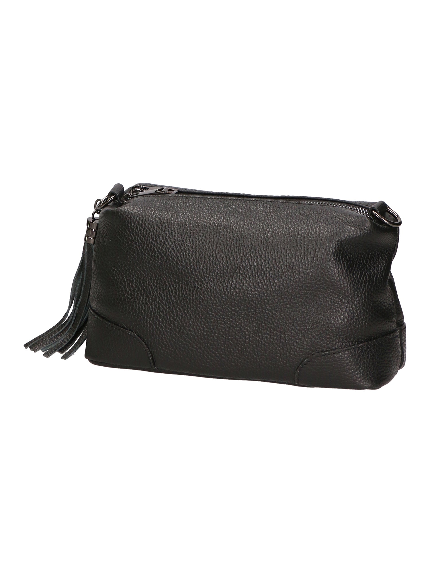 Lidia Borsa a mano da donna Vera pelle 06513-NERO Gave Lux