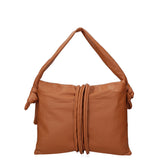 Borsa a spalla da donna Vera pelle 07172-S44 CUOIO Viola Castellani