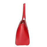 Fatima Borsa a mano da donna 100% pelle 9060-ROSSO RED Gave Lux