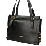 Cesena Borsa a spalla da donna 100% pelle B17221-NERO Braccialini