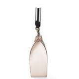 Borsa a spalla da donna 100% pelle riciclata 07224-Latte Viola Castellani
