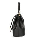 Erina Borsa a mano da donna Vera pelle 8073-P218 NERO Gave Lux