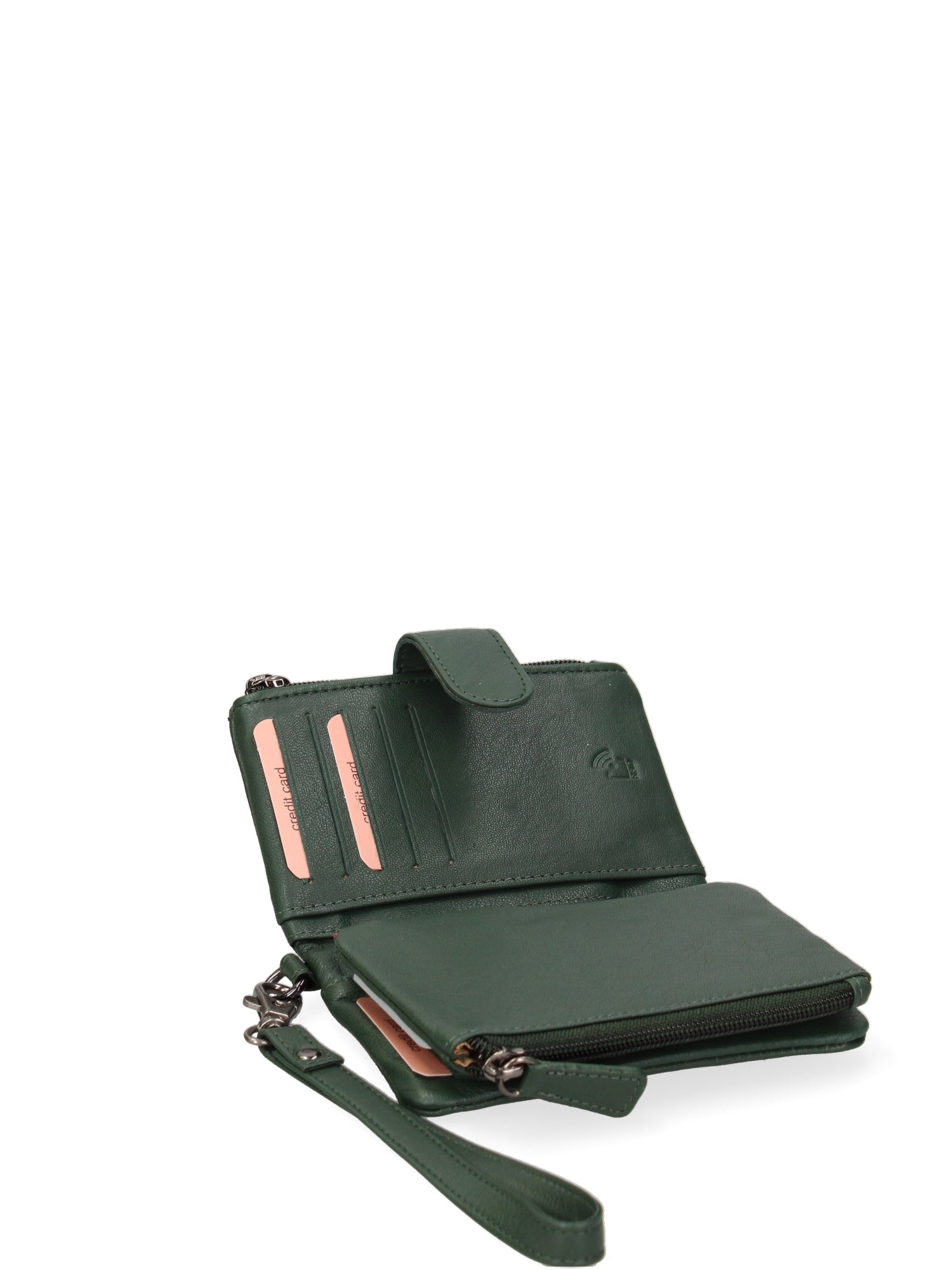 Portafoglio donna in vera pelle Casual LL7692-29-GREEN Lancetti