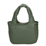 Virna Borsa a mano da donna Vera Pelle 06501-S14 VERDE SCURO Gave Lux
