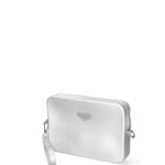 Borsa a tracolla da donna 100% Pvc FLAT-FLOWE-SILVER - SILVER Marc Ellis