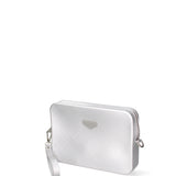 Borsa a tracolla da donna 100% Pvc FLAT-FLOWE-SILVER - SILVER Marc Ellis