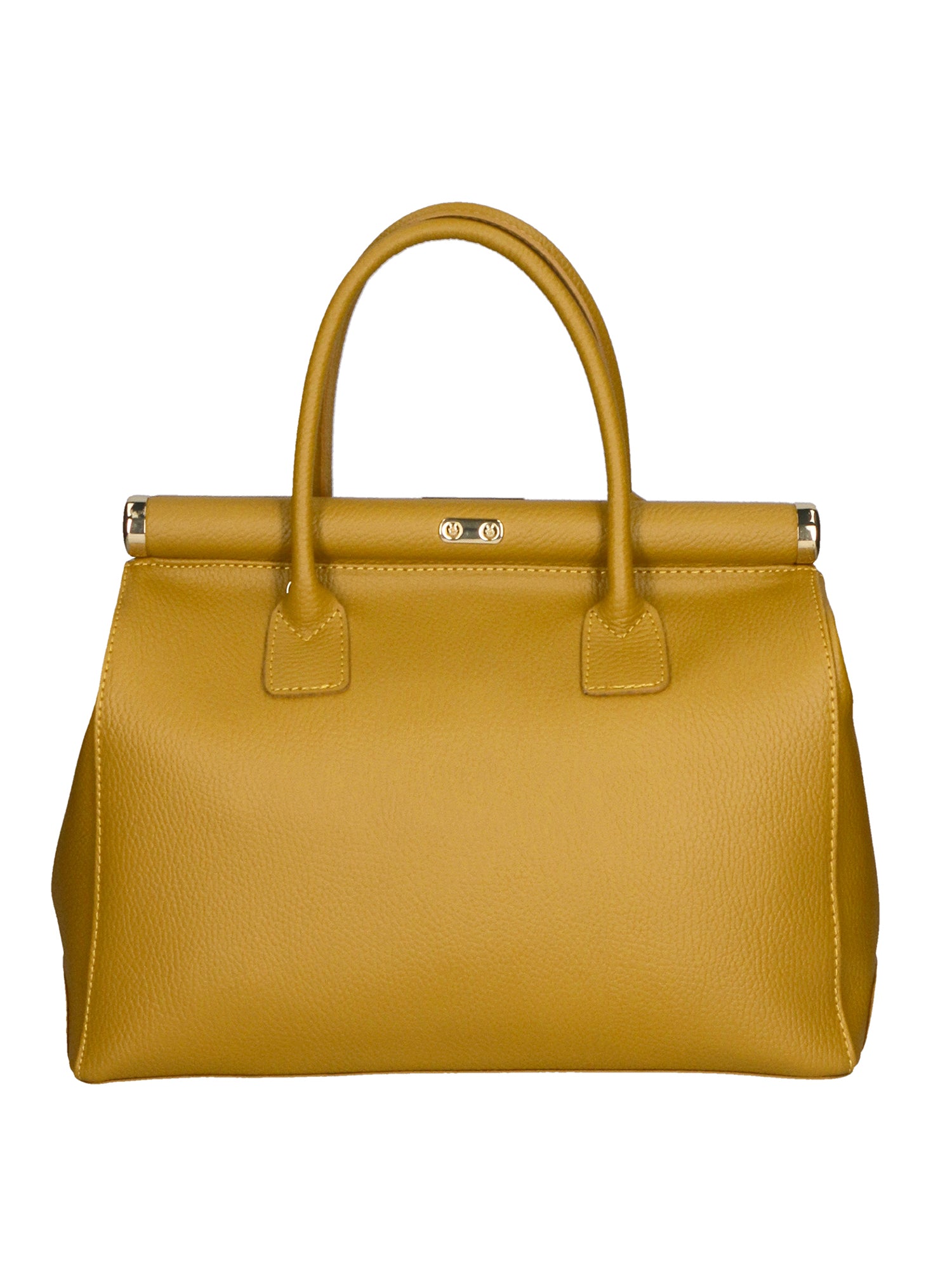 Aleria Borsa a mano da donna Vera pelle 8005-D36 SENAPE Gave Lux