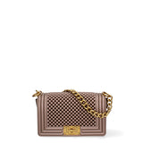 Borsa a mano da donna 100% Pvc FLAT-S-BALL 24-BRONZE - LIGHT OTTONE Marc Ellis