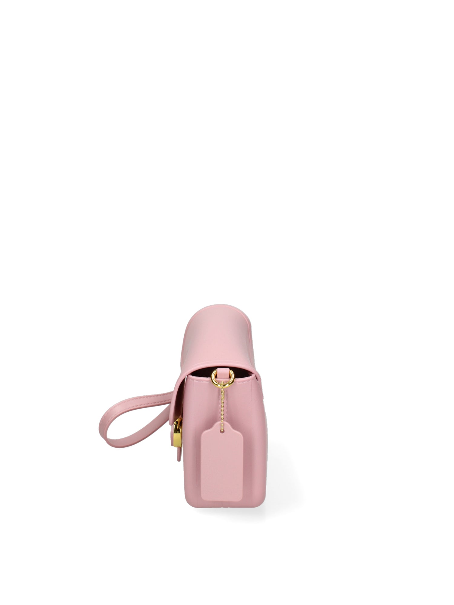 Borsa a tracolla da donna 100% PVC FLAT-BUBLE-OLD ROSE - GOLD Marc Ellis