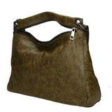 Ondina Borsa a spalla da donna Vera pelle 6569-VERDE GREEN Gave Lux