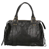 Elara Borsa a spalla da donna Vera pelle 06090-NERO Gave Lux