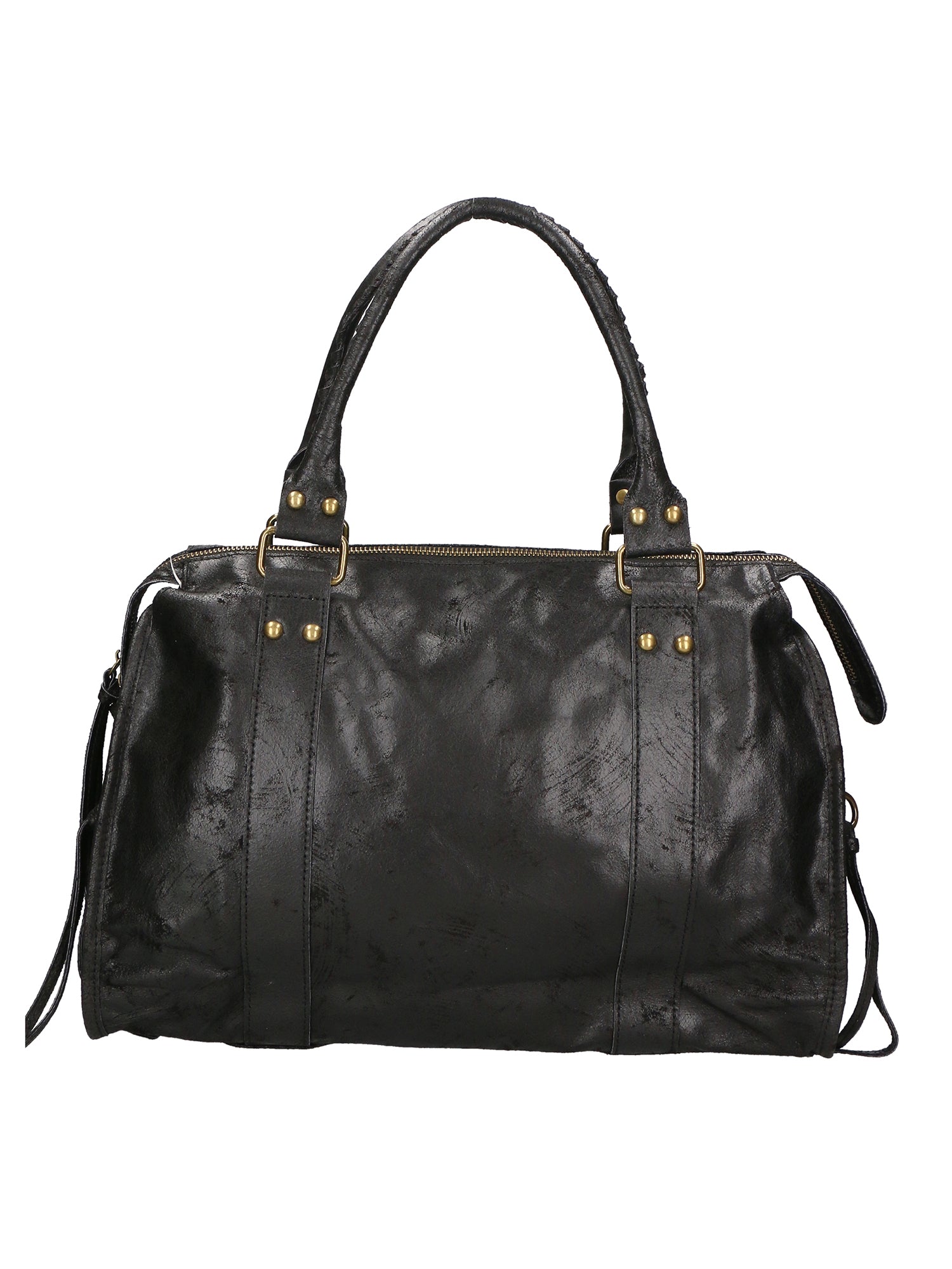Elara Borsa a spalla da donna Vera pelle 06090-NERO Gave Lux