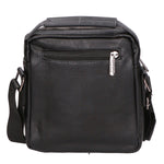Borsa a tracolla uomo 100% pelle PU PCL3055-BLACK Northampton Polo Club