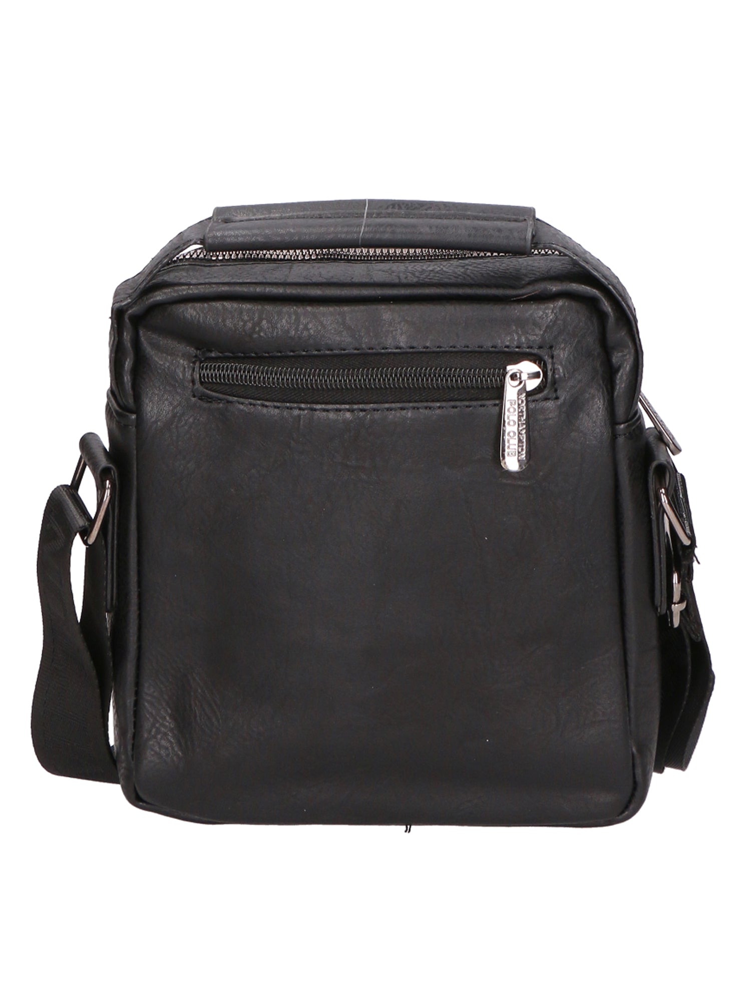 Borsa a tracolla uomo 100% pelle PU PCL3055-BLACK Northampton Polo Club