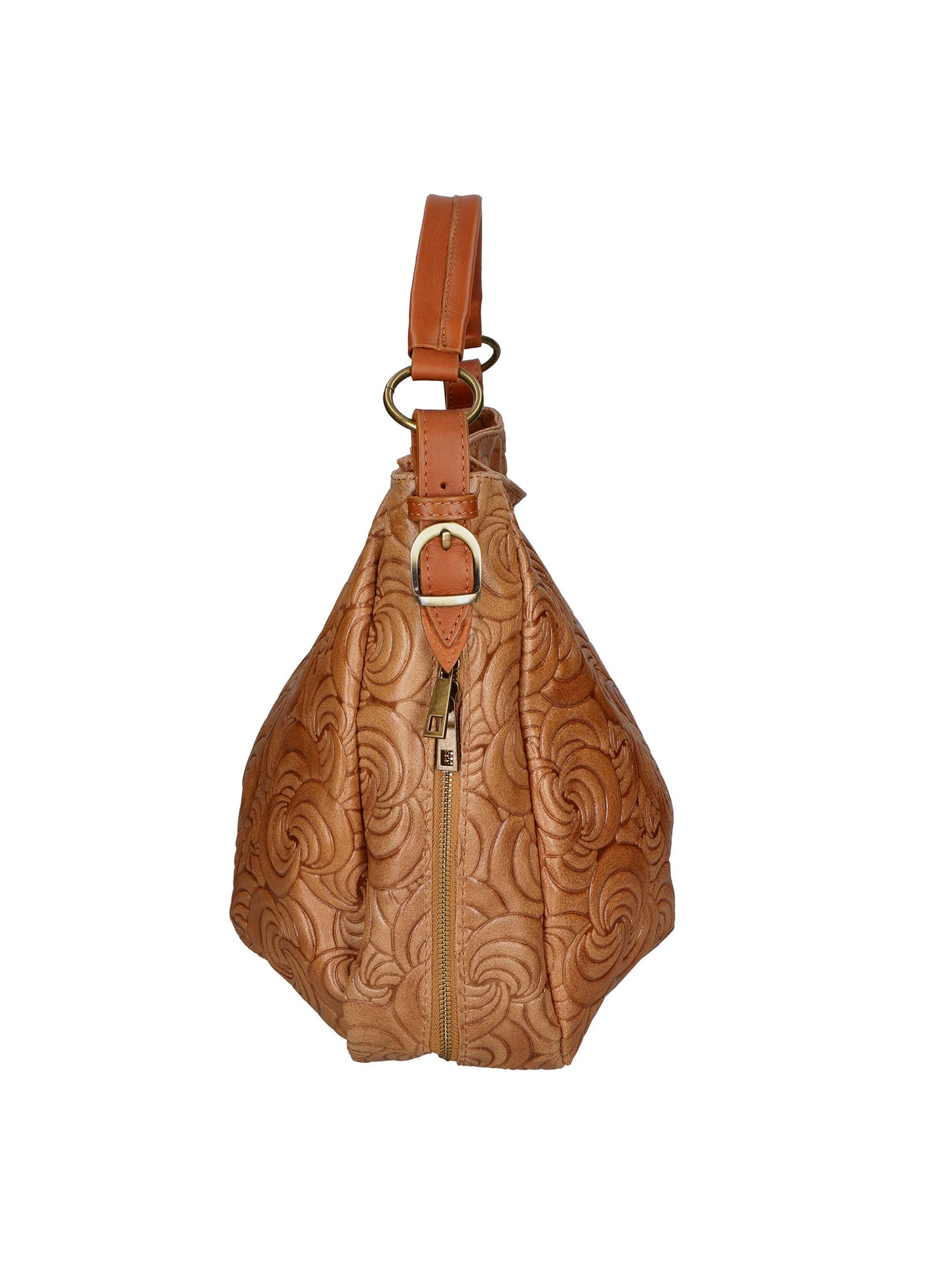 Lumelia Borsa a mano da donna Vera pelle 80013-031 CUOIO SCURO Gave Lux