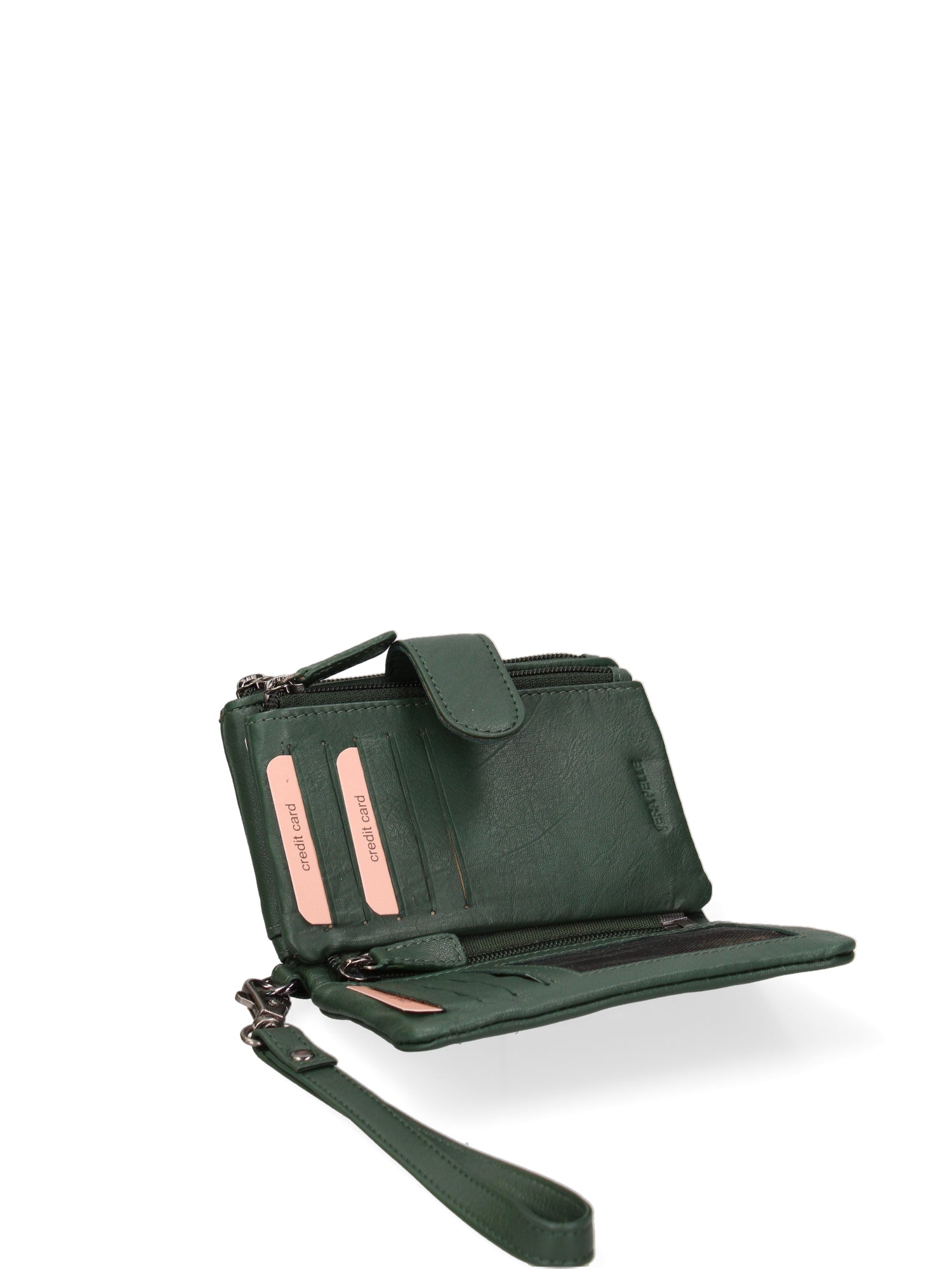 Portafoglio donna in vera pelle Casual LL7692-29-GREEN Lancetti