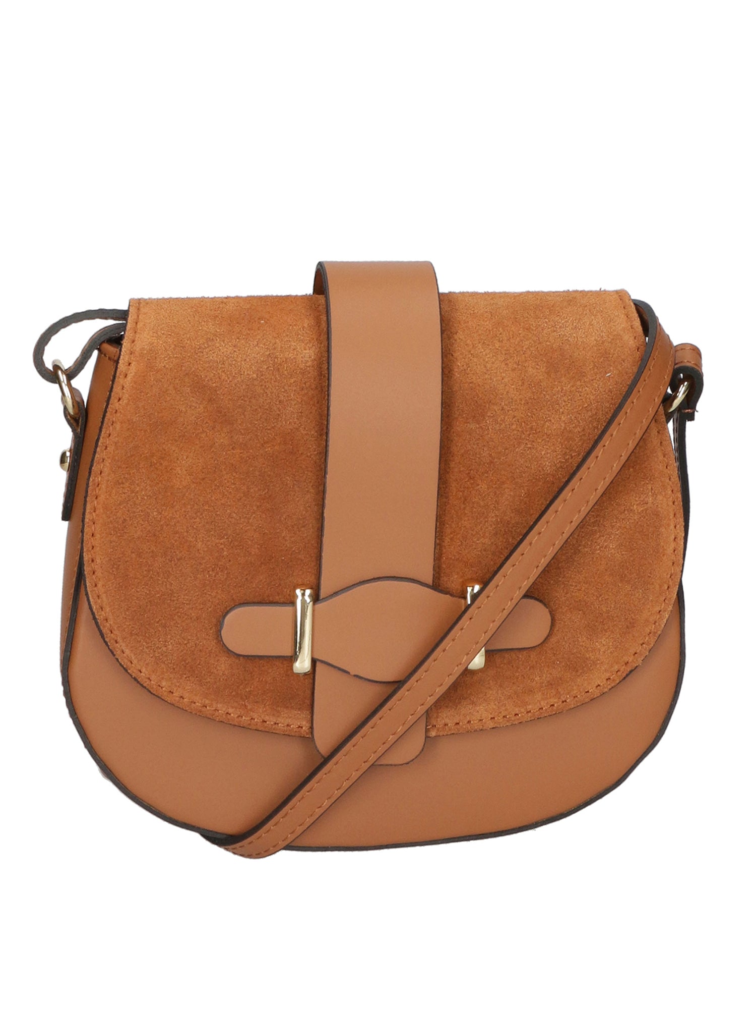 Carola Borsa a tracolla da donna Vera pelle 10036-L128 CUOIO Gave Lux