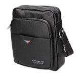 Borsa a tracolla uomo Pelle vegana PU PCL3026-BLACK Northampton Polo Club
