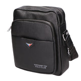 Borsa a tracolla uomo Pelle vegana PU PCL3026-BLACK Northampton Polo Club