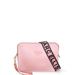 Borsa a tracolla da donna 100% Pvc FLAT-FLOWE-OLD ROSE - LIGHT GOLD Marc Ellis
