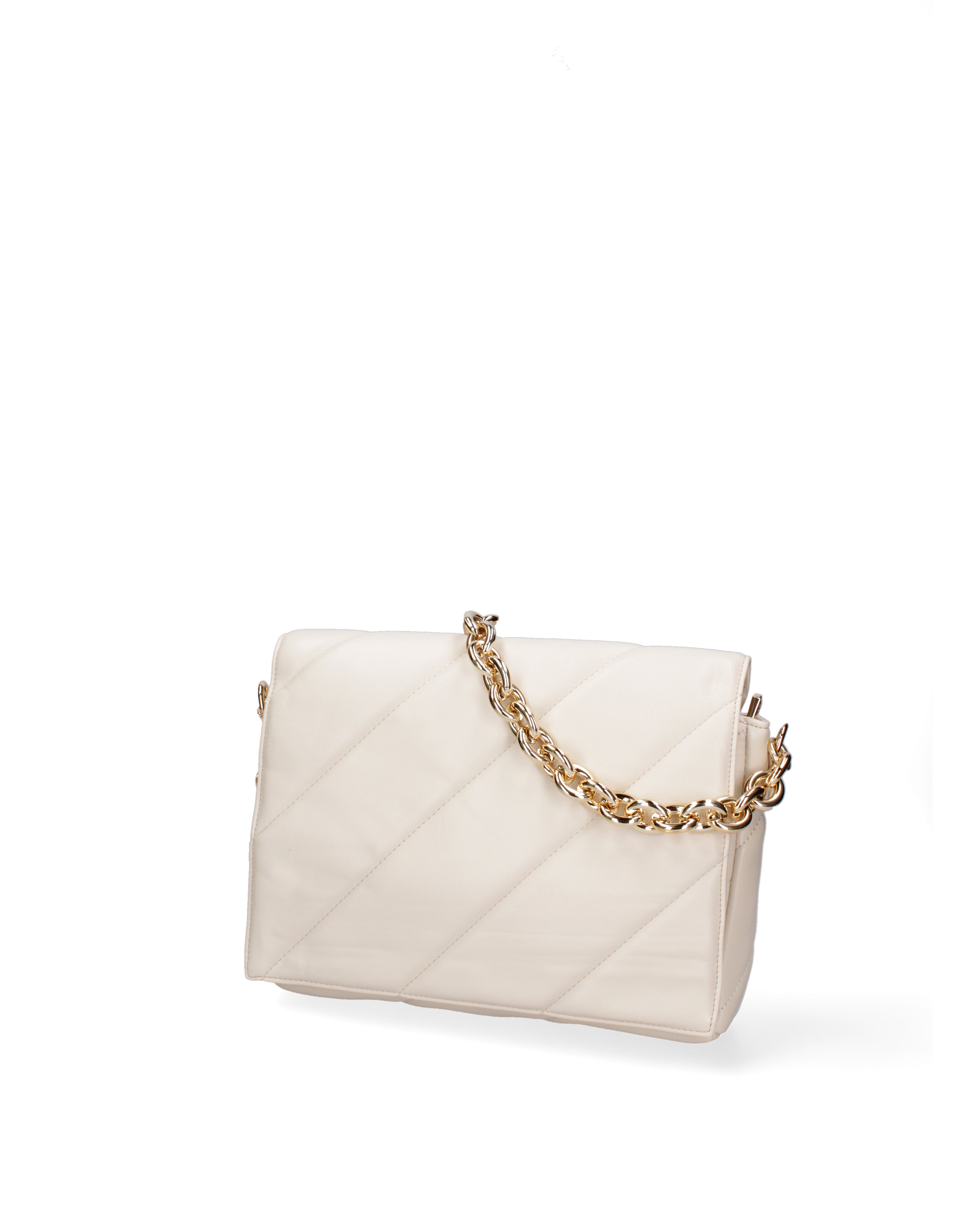 Borsa a spalla da donna Ecopelle DC3122-2-BEIGE Diana&co