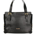 Cesena Borsa a spalla da donna 100% pelle B17221-NERO Braccialini