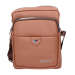 Borsa a tracolla uomo Pelle vegana PU PCL3026-KHAKI Northampton Polo Club