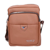 Borsa a tracolla uomo Pelle vegana PU PCL3026-KHAKI Northampton Polo Club