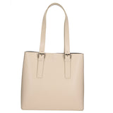 Germana Borsa a spalla da donna 100% pelle 05924-B37 LATTE Gave Lux