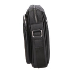 Borsa a tracolla uomo 100% PU Leather PCL3023-BLACK Northampton Polo Club