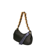 Ferrara Borsa a spalla da donna Vera pelle 05461-S28 NERO+L033 BLU Gave Lux