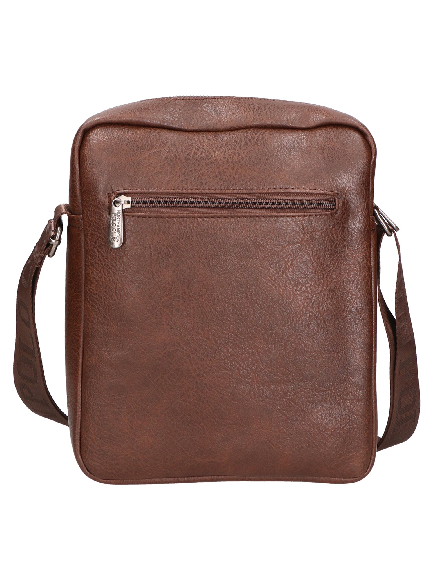 Borsa a tracolla uomo in pelle PU Casual PCL3001-COFFEE Northampton Polo Club