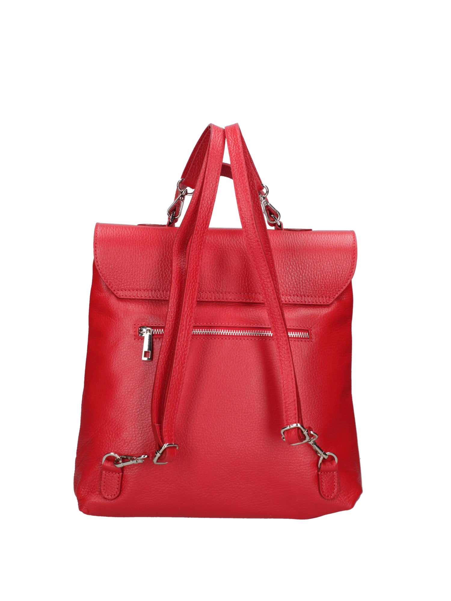 Borsa a mano da donna Vera pelle 07248-D58 ROSSO FUOCO Roberta Rossi