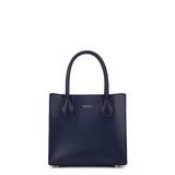 Borsa a mano da donna 100% pelle vegana PU 713-1PT-NAVY BLUE Diana&co