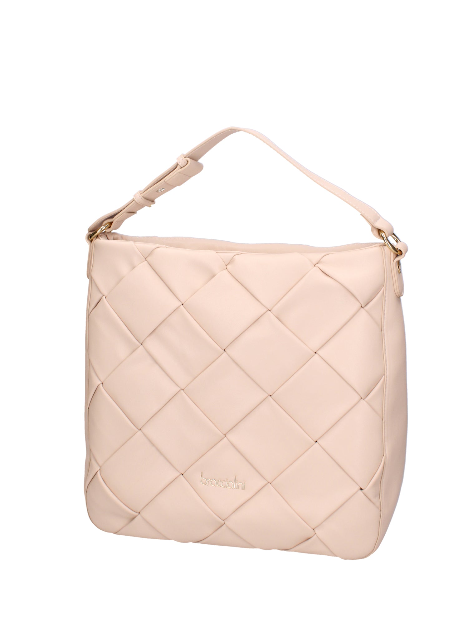 Lisana Borsa a spalla da donna 100% poliuretano B16565-BEIGE Braccialini