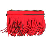Oxsana Borsa a spalla da donna Neoprene 1311-ROSSO RED Gave Lux