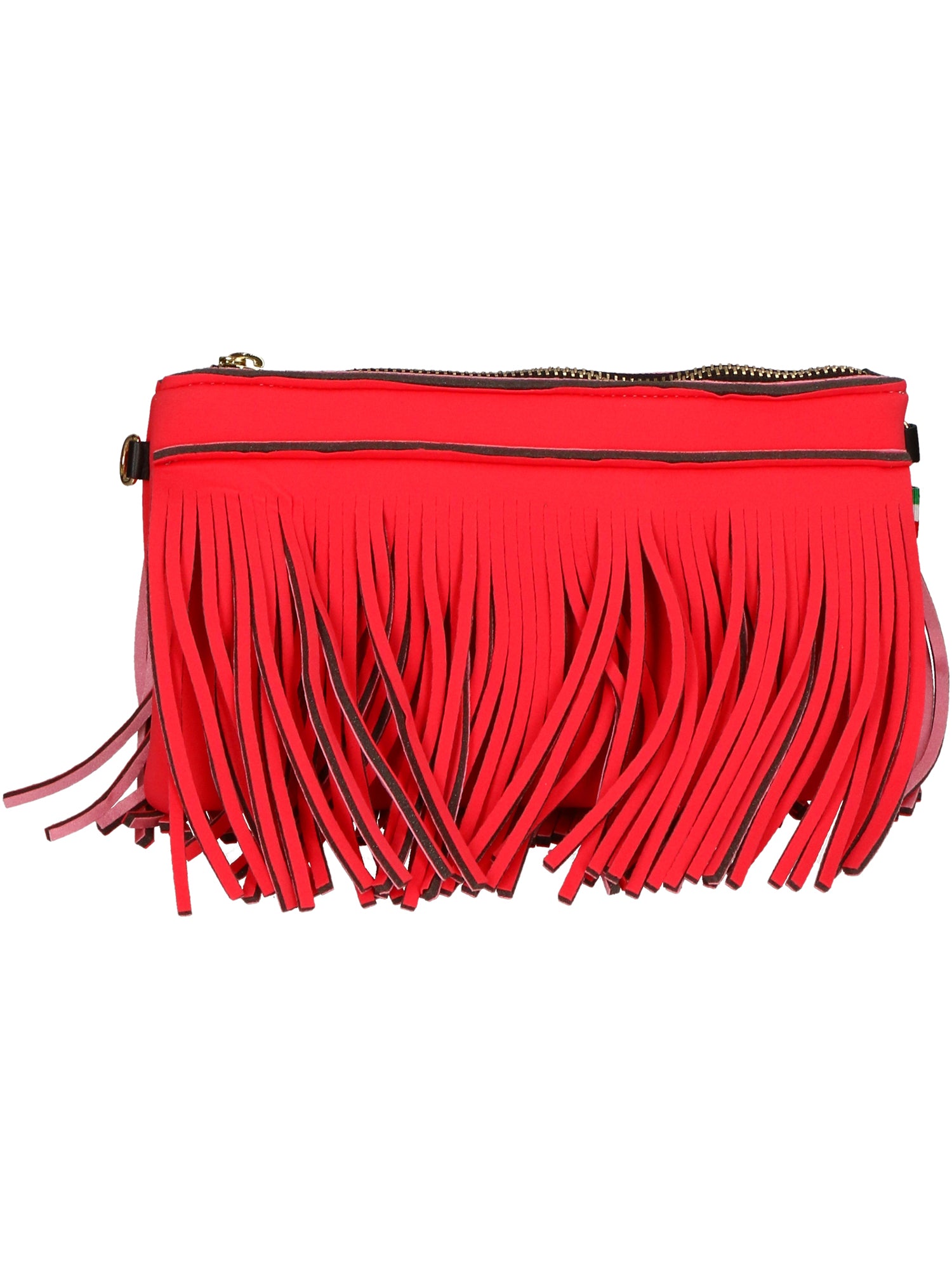 Oxsana Borsa a spalla da donna Neoprene 1311-ROSSO RED Gave Lux