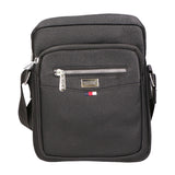 Borsa a tracolla uomo 100% pelle PU PCL3024-BLACK Northampton Polo Club