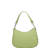 Borsa a spalla da donna 100% pelle ruga 07241-L260 PISTACCHIO Roberta Rossi