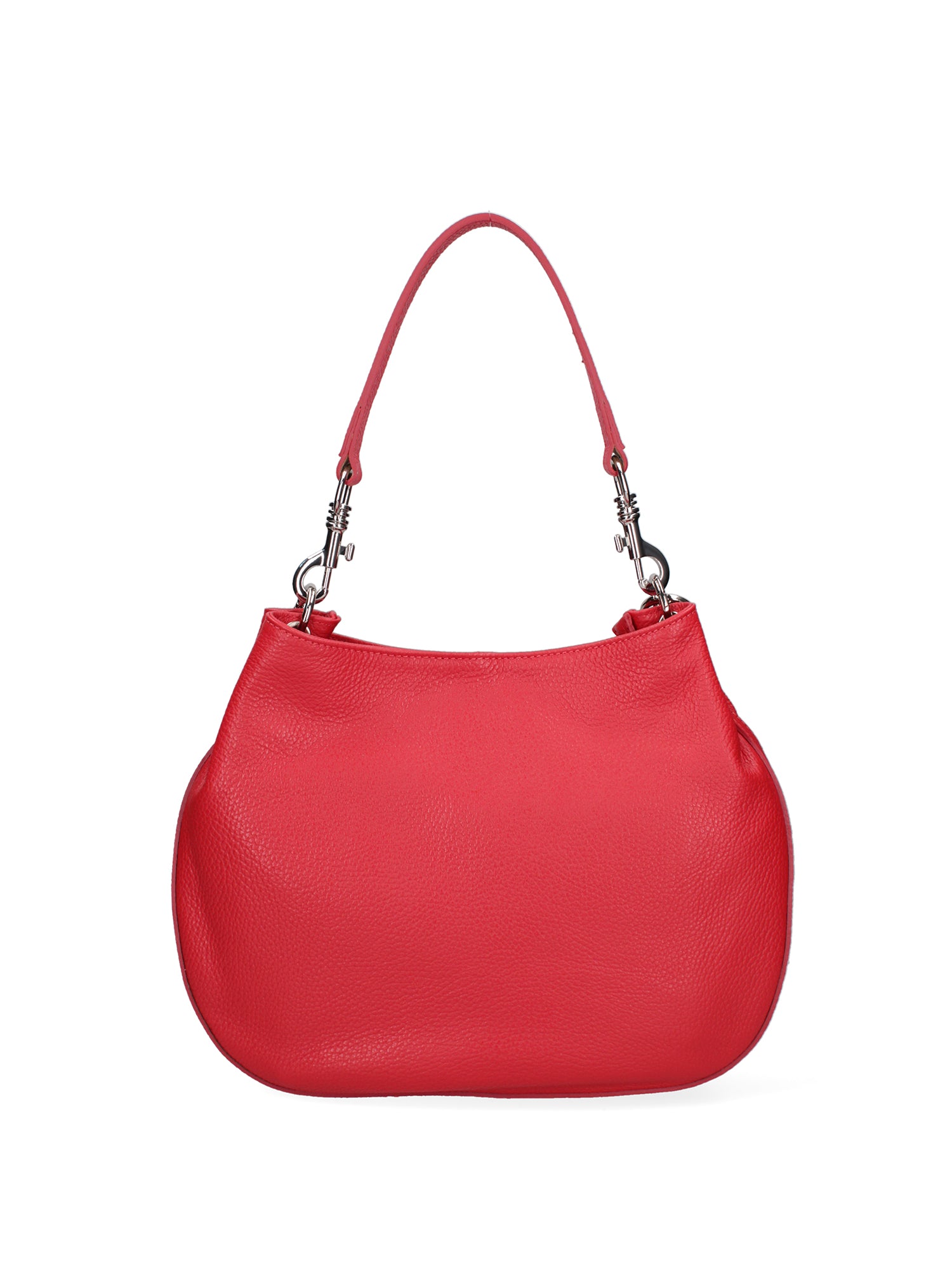 Borsa a spalla da donna Vera pelle 07316-D58 ROSSO FUOCO Roberta Rossi
