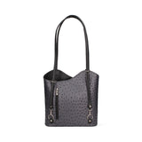 Chanel 3005-19 GRIGIO 20 NERO Zaino da donna in vera pelle Gave Lux