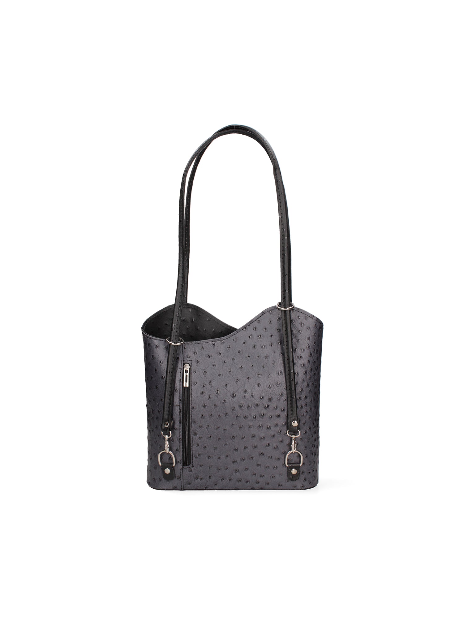 Chanel 3005-19 GRIGIO 20 NERO Zaino da donna in vera pelle Gave Lux
