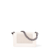 Borsa a mano da donna 100% Pvc FLAT-S-BALL 24-WHITECAP - SATIN CDF Marc Ellis