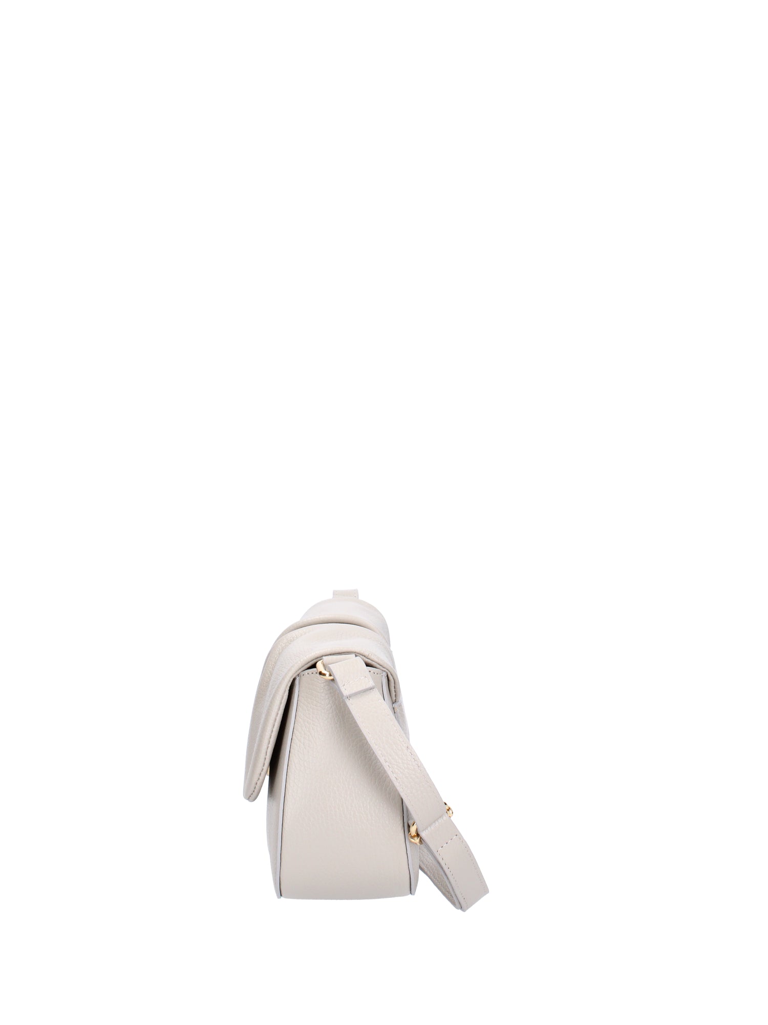 Borsa a spalla da donna Vera pelle 07152-D86 GRIGIO PERLA Viola Castellani