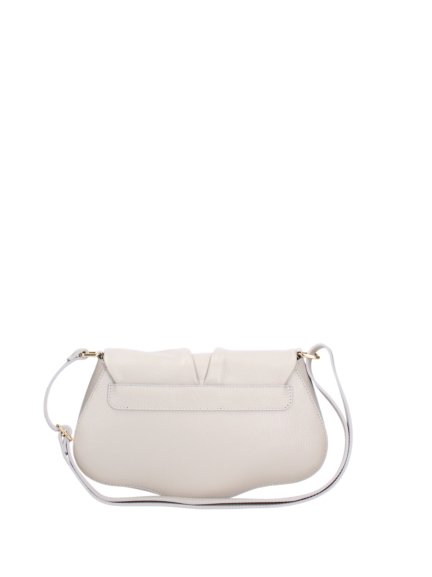 Borsa a spalla da donna Vera pelle 07152-D86 GRIGIO PERLA Viola Castellani