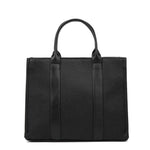Borsa a mano da donna 100% pelle vegana PU 715-3PT-BLACK Diana&co