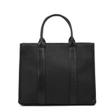 Borsa a mano da donna 100% pelle vegana PU 715-3PT-BLACK Diana&co