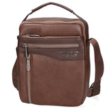 Borsa a tracolla uomo in pelle PU Casual PCL3004-BROWN Northampton Polo Club