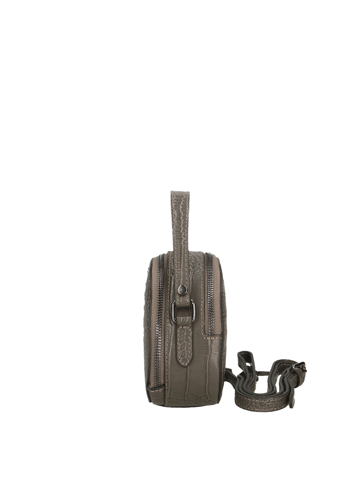 Cyrene Borsa a tracolla da donna Vera pelle 536170-GRIGIO Gave Lux