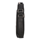 Borsa a tracolla uomo Pelle vegana + Tessuto PCL3068-BLACK Northampton Polo Club